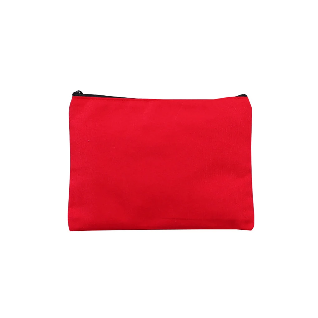 

Makeup Bag with Zipper Travelling Accessories Sweet Gift Small Purity Canvas Pouch Storage Bags Mini Pencil Case