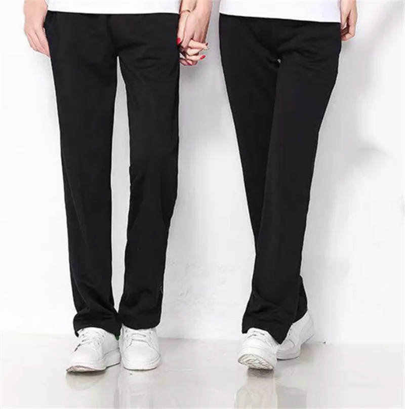 

Unisex Practice Clothing Men Women Adult White Gray Breathable Pants Elastic Waist Dancing Wide Leg Pants