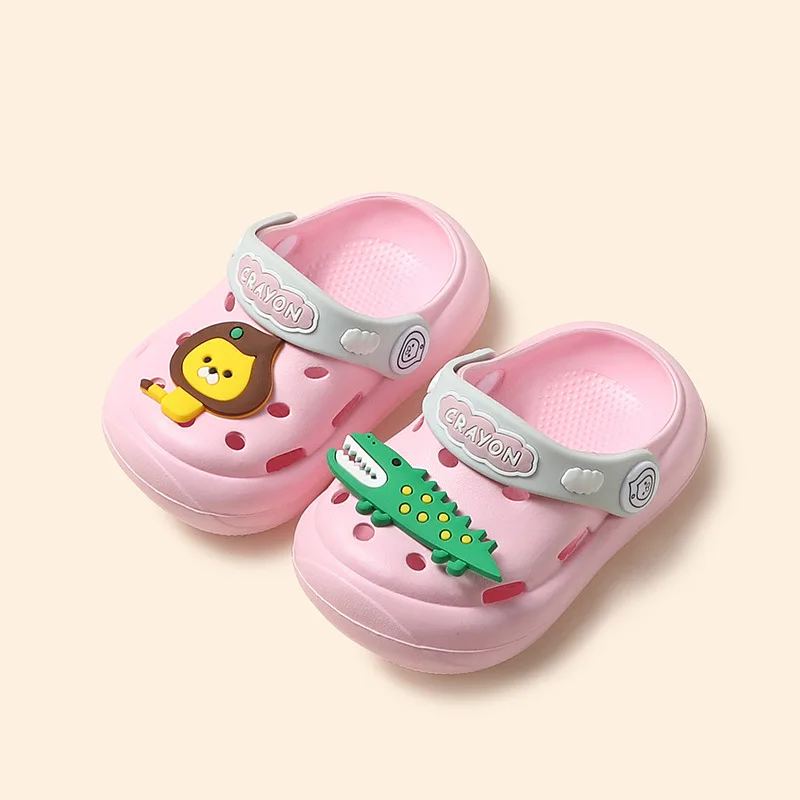 

New Cute Baby Girls Sandals Summer New Non-slip Beach Shoes Open Children's Sandals Wild Boys Indoor Home Baby Boys Shoes