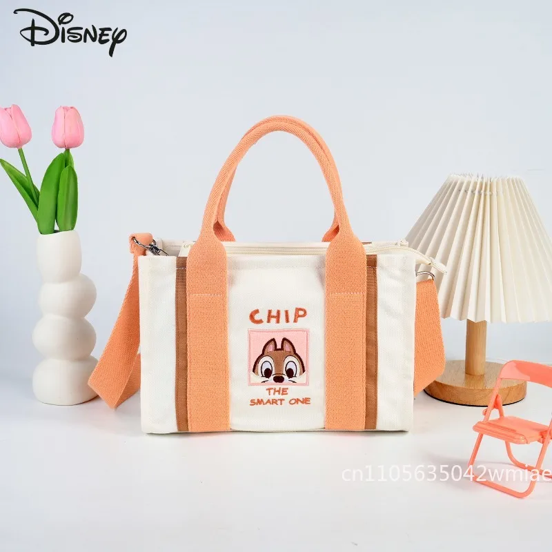 Фото Disney 2026, новая женская сумка через плечо, модная женская сумка через плечо высокого качества с героями мультфильмов, большая вместительная сумка для покупок для девочек №3