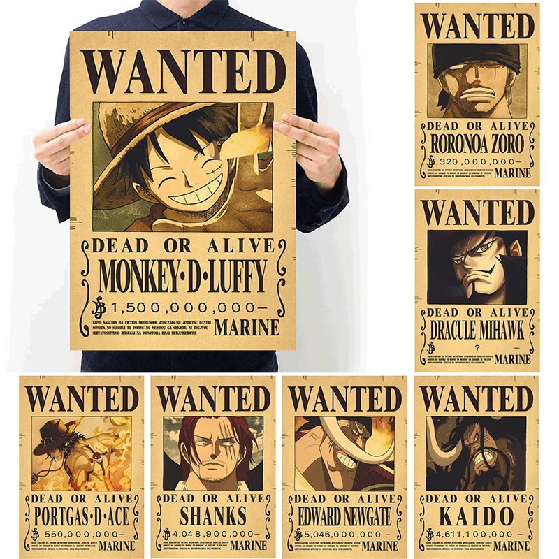 Домашний декор аниме один предмет требуется ВИНТАЖНЫЙ ПЛАКАТ украшение для