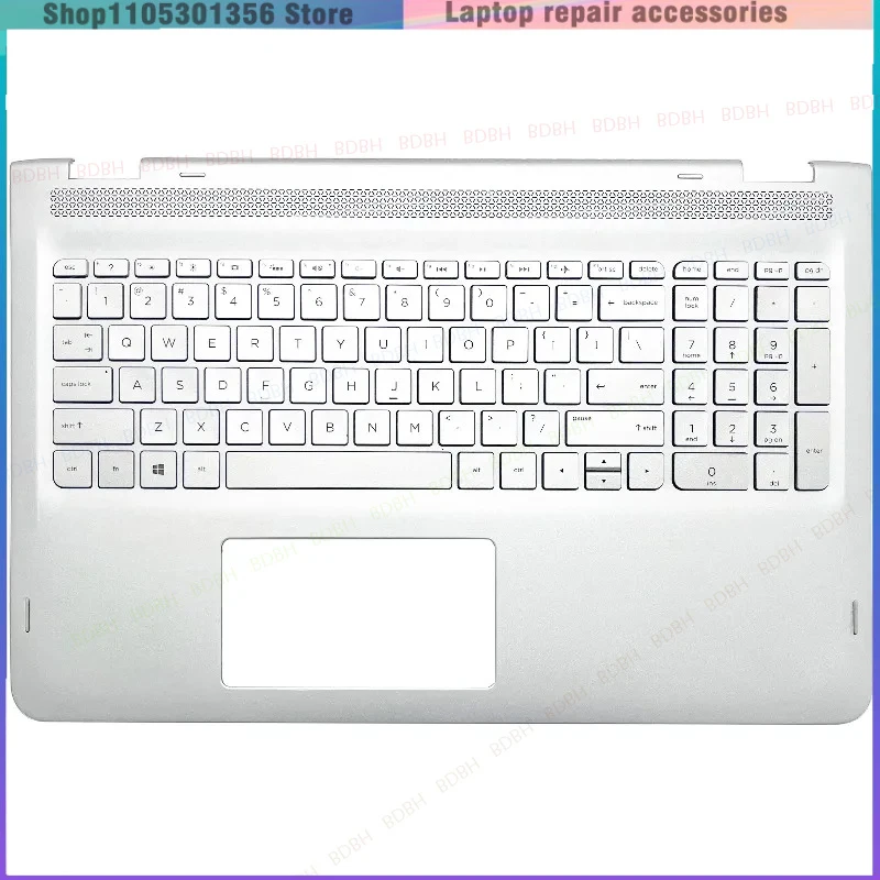 Фото Новый верхний корпус (палмрест) с клавиатурой для ноутбуков ENVY X360 15-AQ, M6-AQ, 15T-AR, TPN-W119, артикул 857283-001, на замену №2