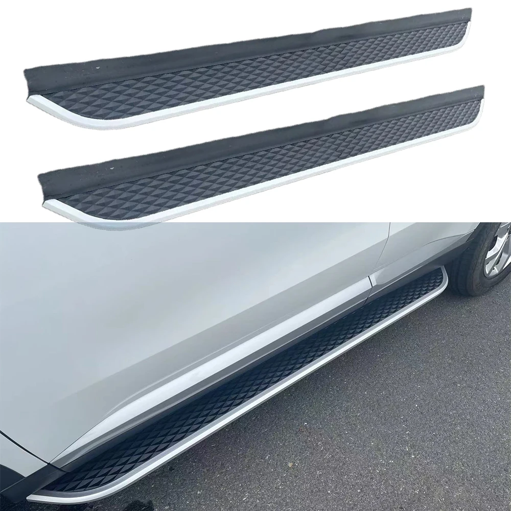 

2Pcs Fits for GMC YUKON 2021-2023 Fixed Running Board Side Step Pedal Tube Nerf Bar Platform