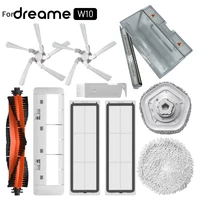 for xiaomi dreame bot w10 self cleaning robot vacuum and mop main side brush hepa filter mop pad dust box vacuum cleaner parts