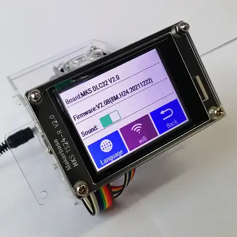 Grbl 32-битный ЧПУ щит ESP32 WIFI контроллер MKS DLC32 V2.1 автономная плата управления TS24 сенсорный экран CNC3020 Макс обновленные детали