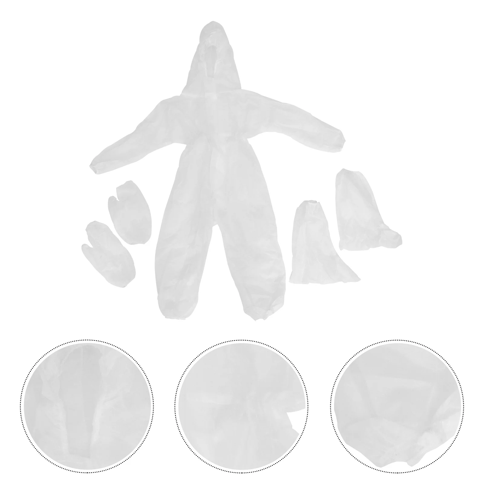 

Детская Изолированная одежда, одноразовый изоляционный костюм, детский цельный белый чехол