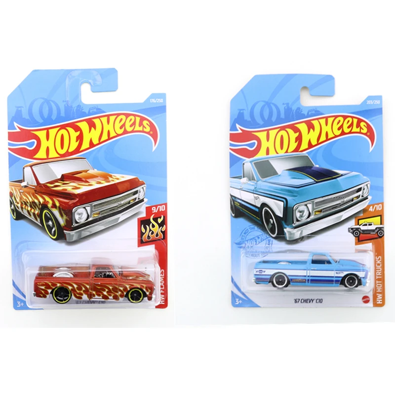 

2021 Hot Wheels 67 CHEVY C10 Mini Alloy Coupe 1/64 Metal Diecast Model Car Kids Toys Gift