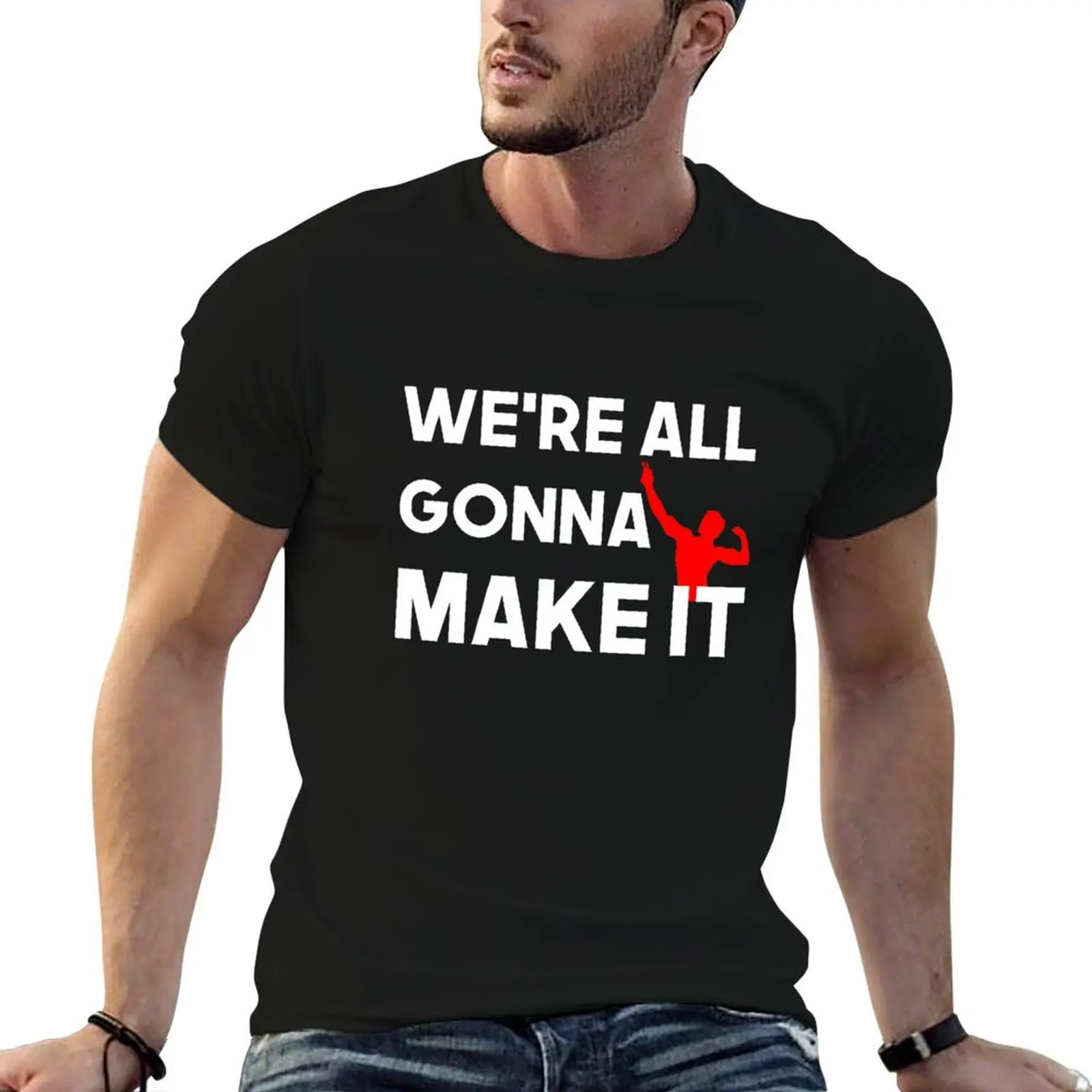 Фото Zyzz Physique We're All Gonna Make It Gym Бодибилдинг Мотивационная эстетичная футболка Veni Vidi Vici Sickkunt Design №1
