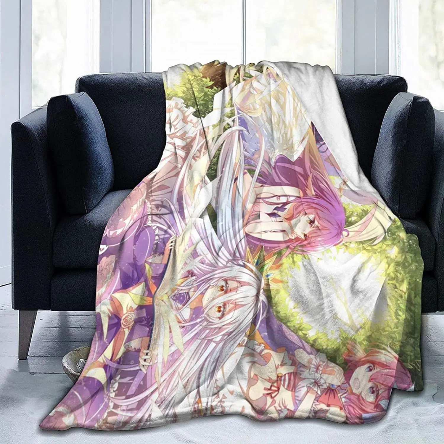 

Chlammy Zell Fluffy Soft and Comfortable Blanket, Anime Warm Embrace of Sympathy