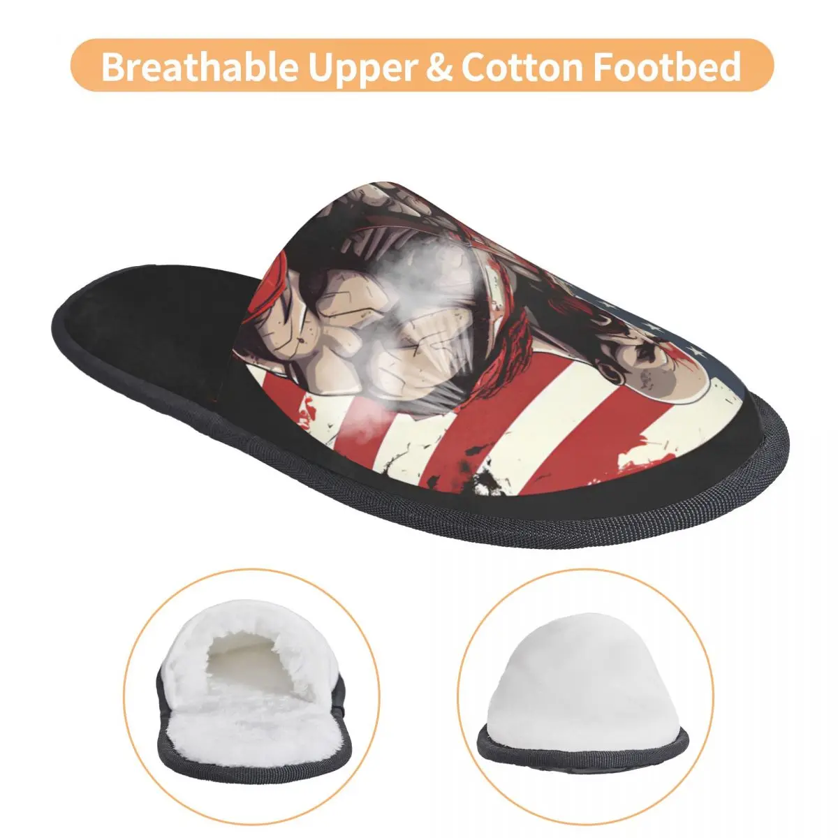 Пушистые тапочки God Of War для мужчин и женщин уютные специальные домашние