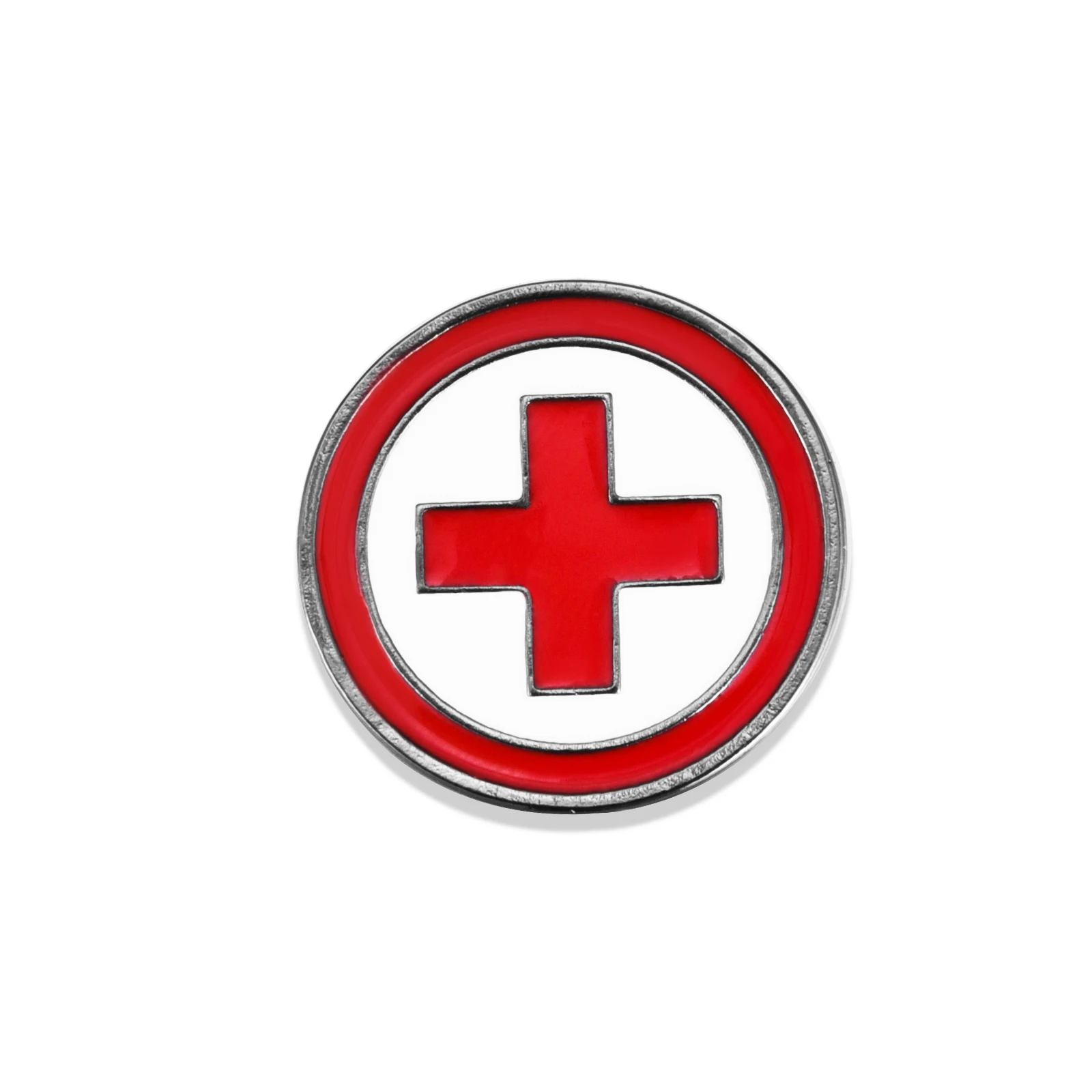 

Брошь эмалированная в виде доктора, медсестры, Красного Креста