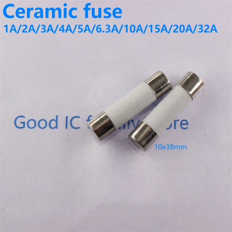 

5 шт. керамические предохранители RO15 10x38 мм