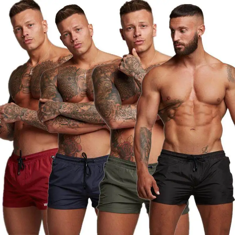 

Top Quality Fashion Mens Sports Beach Shorts Beach Swimming Shorts Gym Fitness Bodybuilding Shorts Swimming Trunks