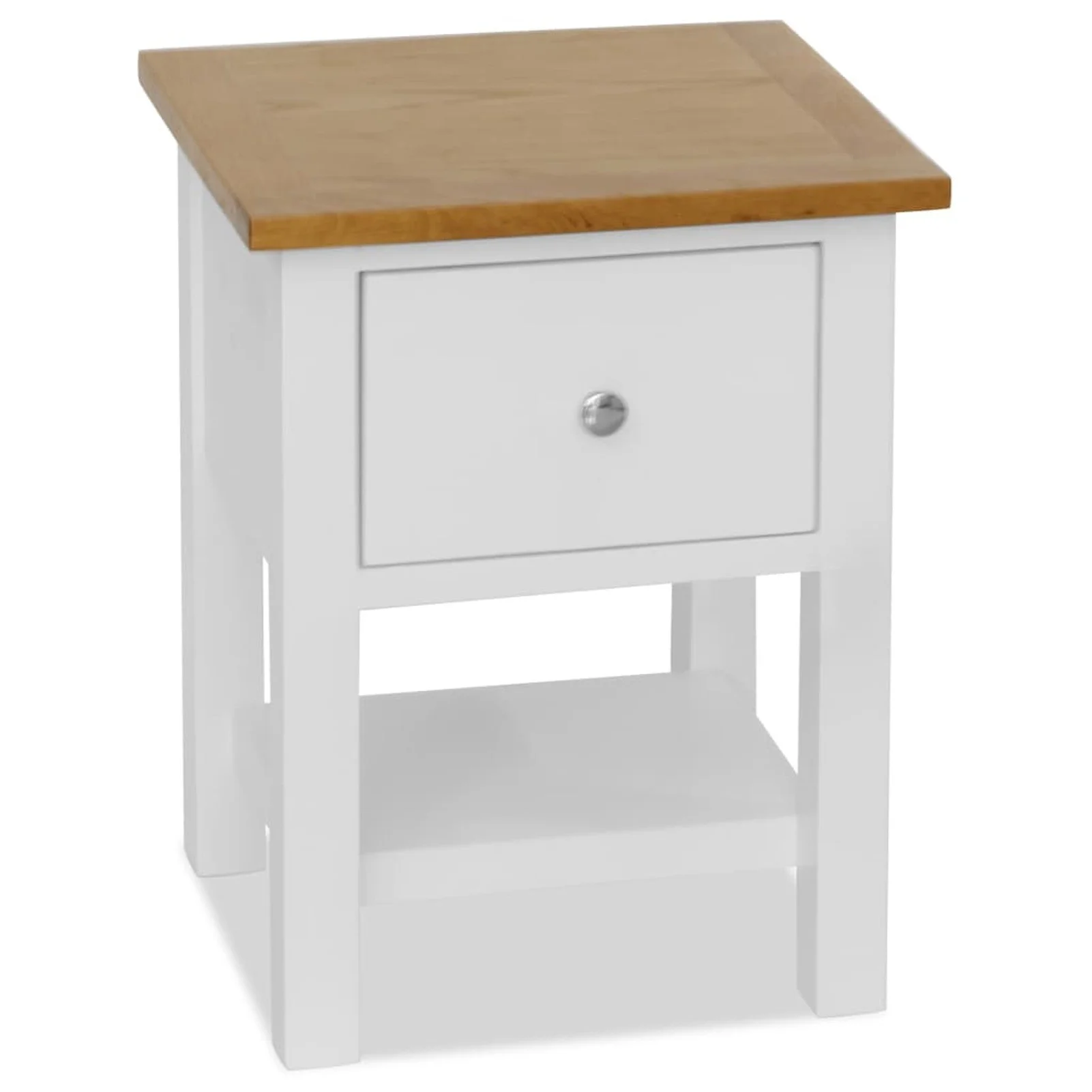 

Nightstand 14.2"x11.8"x18.5" Solid Oak Wood