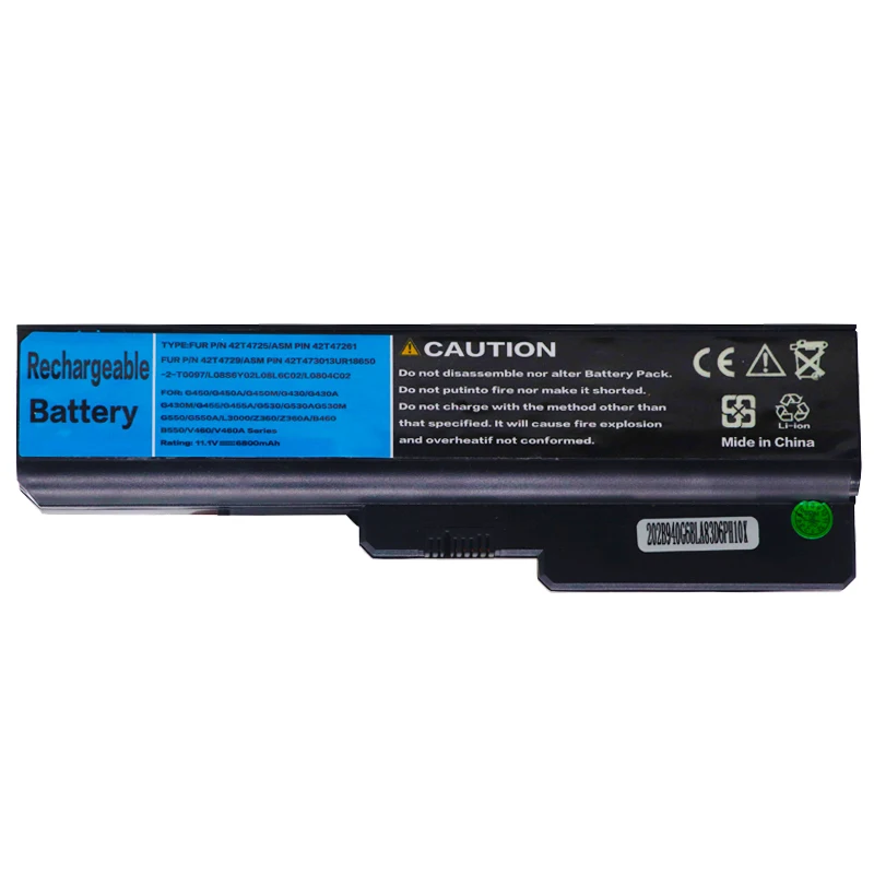 Аккумулятор для ноутбука KYCXD Lenovo 3000 N500 B550 G450 G530 G550 IdeaPad B460 G430 G555 G455 V460 V460A Z360 V460A-IFI 4152