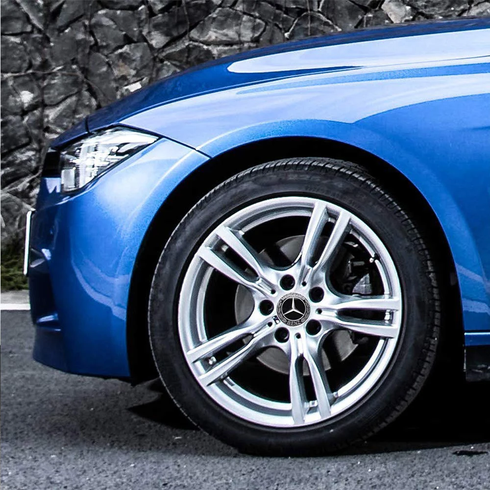 4pcs 75mm 3 pins Wheel center Hub Caps Cover cap Car Logo Emblem For Mercedes Benz A B C CLA CLS G M R Wheels A1714000025 - купить по