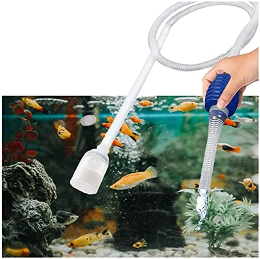 

Aquarium Siphon Fish Tank Syphon Vacuum Pump Cleaner Semi-automatic Water Change Changer Filter Cleaning Tools Accessories