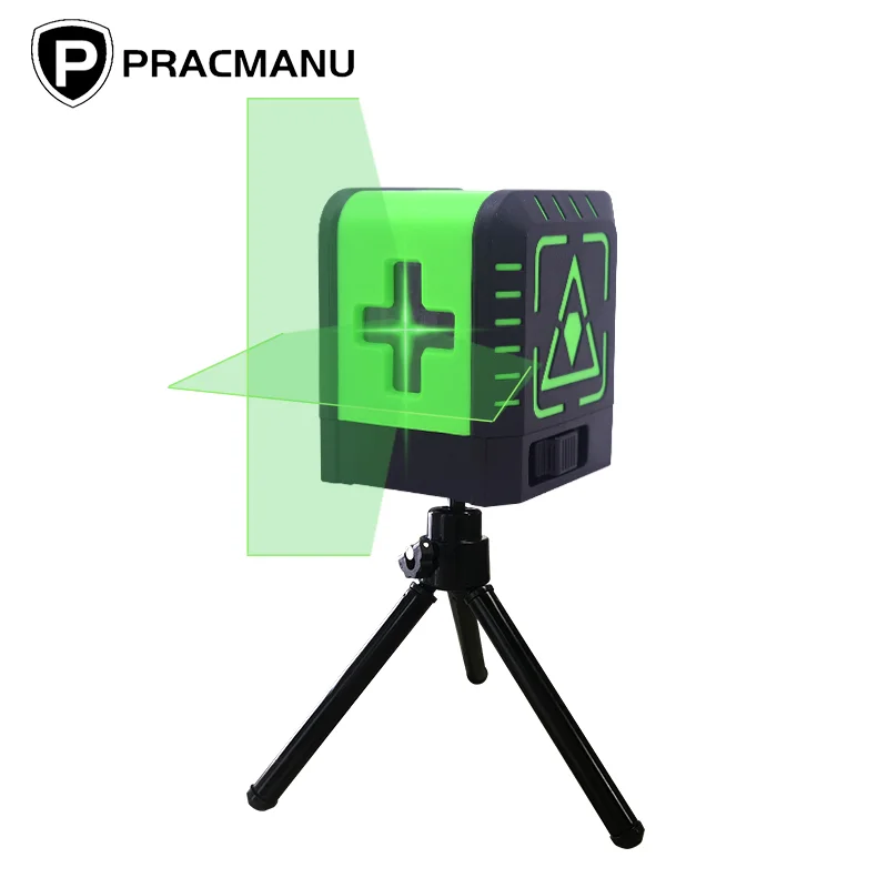 Pracmanu 2 линии лазерный уровень профессиональный вертикальный перекрестный
