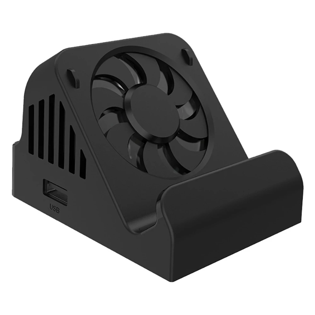 

Cooling Fan TV Charging Dock Console Fan Compact Stand Charging Dock for NS Switch Console Accessories