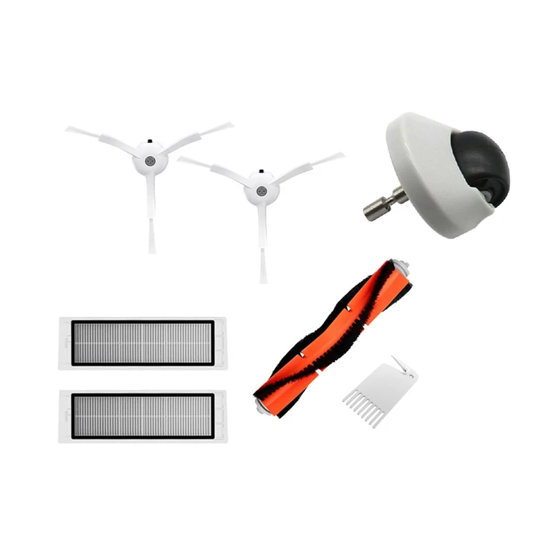 

Запчасти для робота-пылесоса Xiaomi, основная и боковая щетки, фильтр НЕРА Для Xiaomi SDJQR02RR, SDJQR03RR, сменные детали