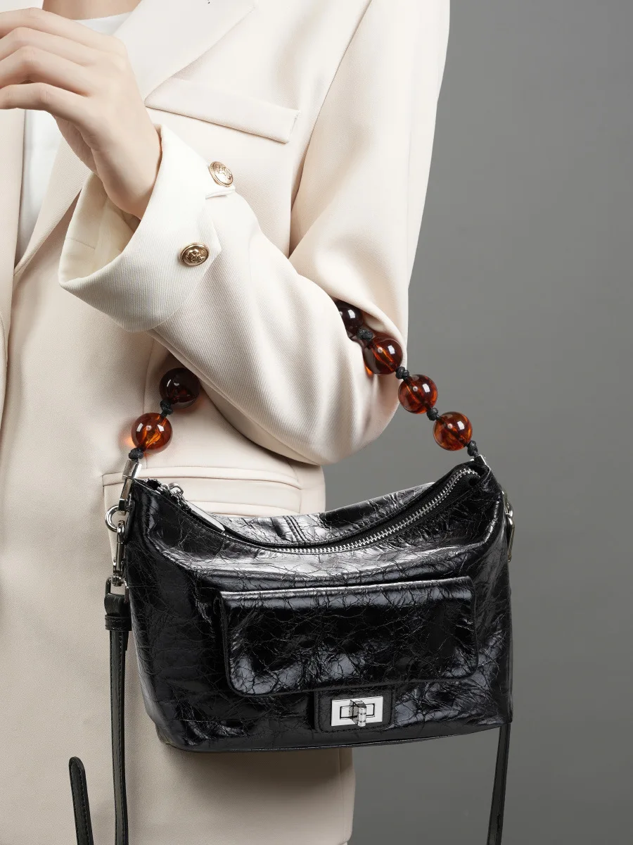 Сумка женская из натуральной кожи в китайском стиле