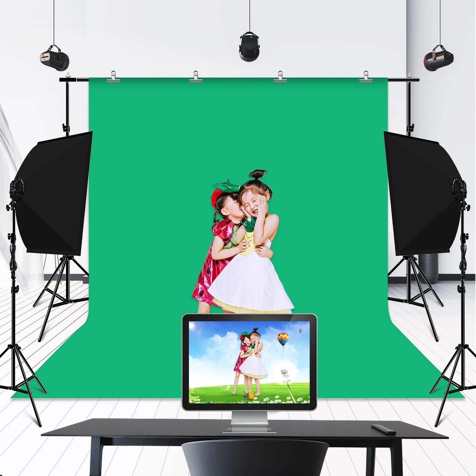 PULUZ фотообои 2x3 м 2x2 фон для фотостудии фотозона подставка фона фотофон комплект