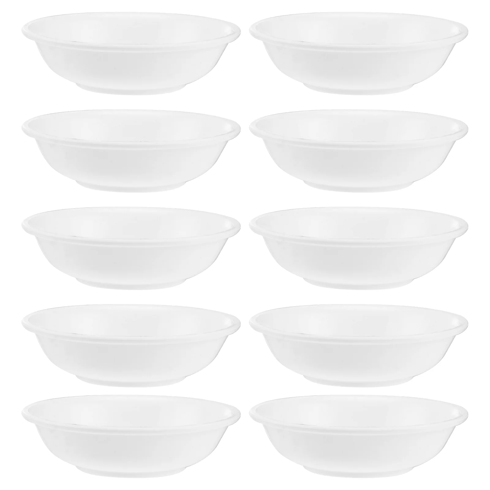 

10 Pcs White Dishes Snack Serving Mini Appetizer Plate Dessert Tray Food Sauce Sushi Soy Dipping Bowl Seasoning