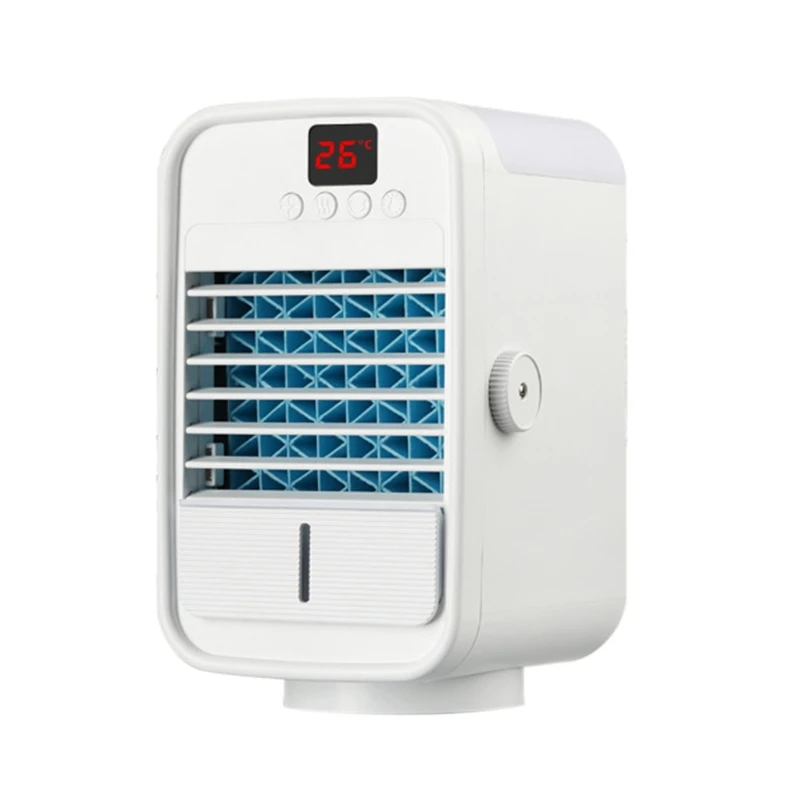 

Новинка 2023, мини-воздухоохладитель, подвижный Настольный охлаждающий кондиционер, небольшое пространство для дома и офиса, широкое встряхивание головы