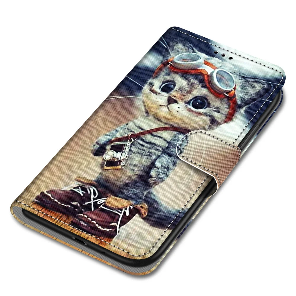 Флип-кошелек чехол для телефона из искусственной кожи с отделениями карт Samsung Galaxy