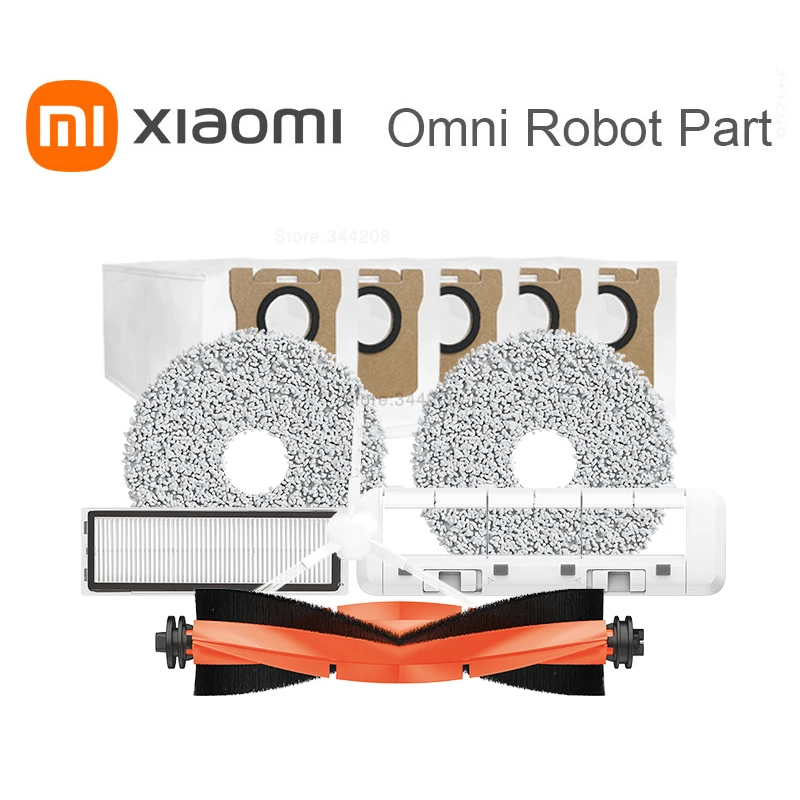 

Original XIAOMI MIJIA Omni Robot Vacuum Mop Spare Parts Pack Kits Accessories Side Brush Main Brush Main Brush Cover Mop Dust