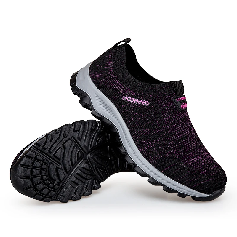 Sneakers Lightweight Women's Running Shoes Comfortable Casual Shoes Walking Non-slip Thick Sole Wear-resistant