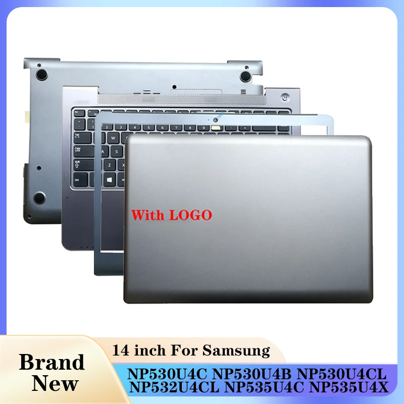 

For Samsung Laptop NP530U4C NP530U4B NP530U4CL NP532U4CL NP535U4C NP535U4X LCD Back Cover/Front Bezel/Palmrest/Bottom Case