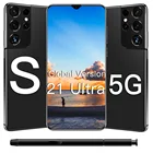 Смартфон глобальная версия S21 Ultra, 6,7 дюйма, 6800 мАч, Android 512, камера 50MP HD, две SIM-карты, разблокировка, 16 ГБ + 2022 ГБ, мобильный телефон, Новинка