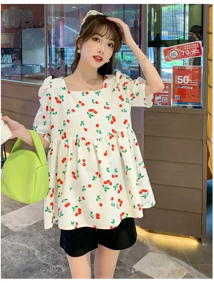 

Maternity Pregnant Baby Loading 2022 Funny Women T Shirt Girl Shirt New Mom green Big Size Clothes
