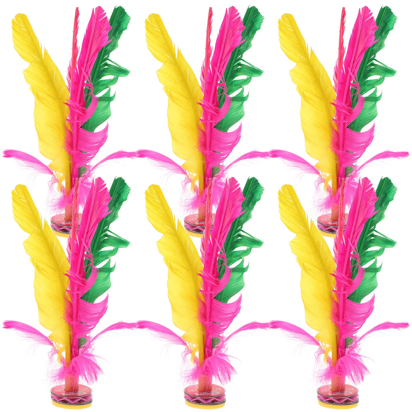 

6 Pcs Shuttlecock Kids Outdoor Playset Kick Shuttlecocks Students Sporting Supplies Manual Exercise Game Toy Iron Sheets Child