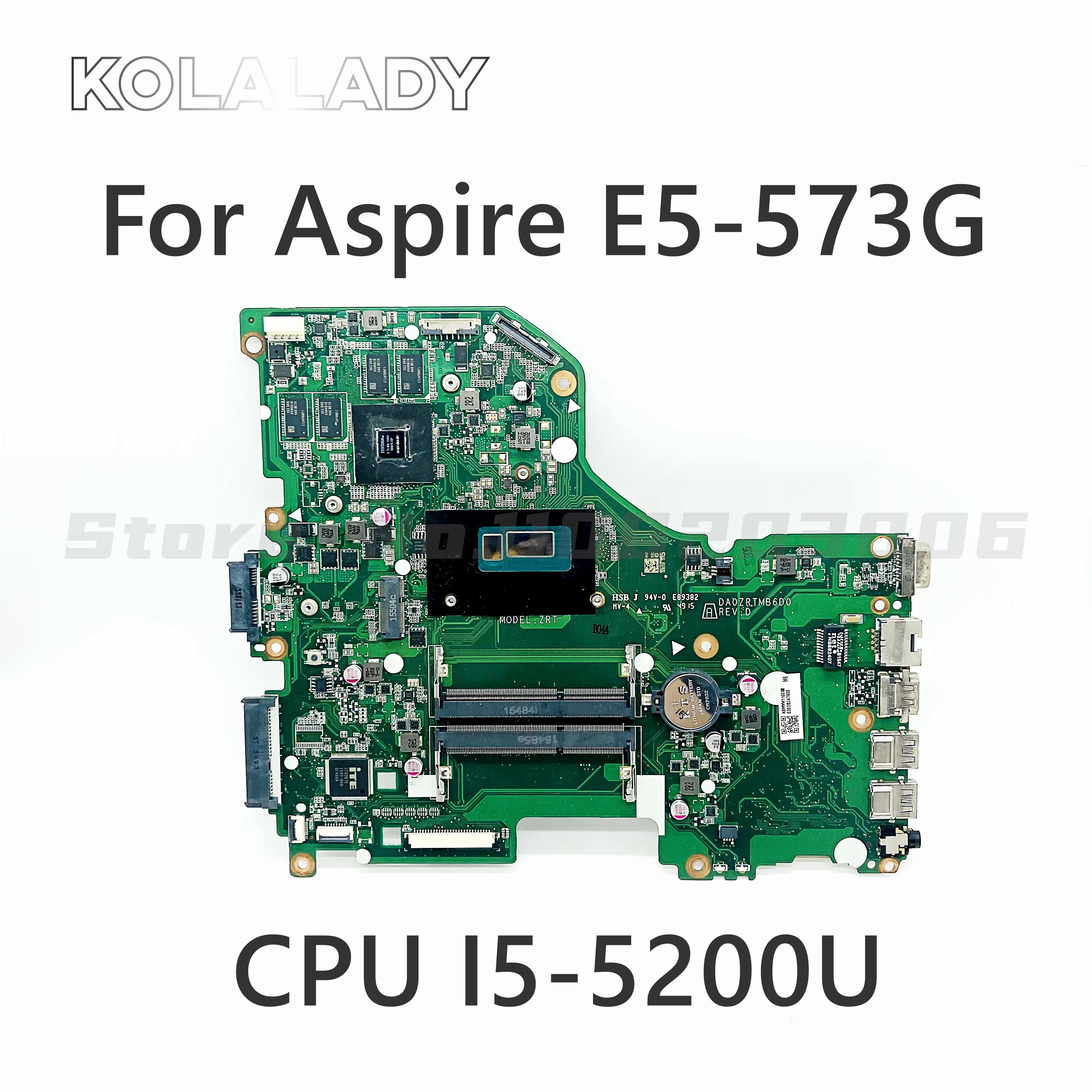 DA0ZRTMB6D0 NBMM11003 для Acer Aspire E5-573 E5-573G материнская плата ноутбука с процессором I5-5200U GPU