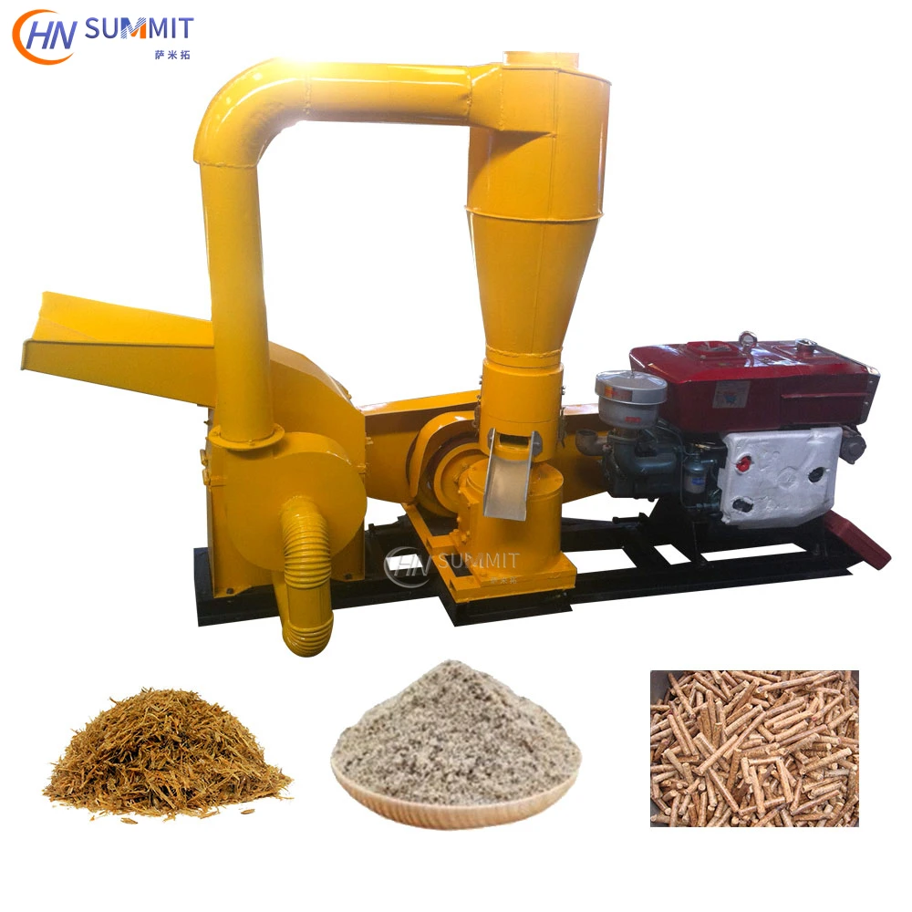 30HP Diesel Wood and Feed Pellet Making Machine Sawdust Grain Press Wood Pellet Mill Machine Pellets Granulator