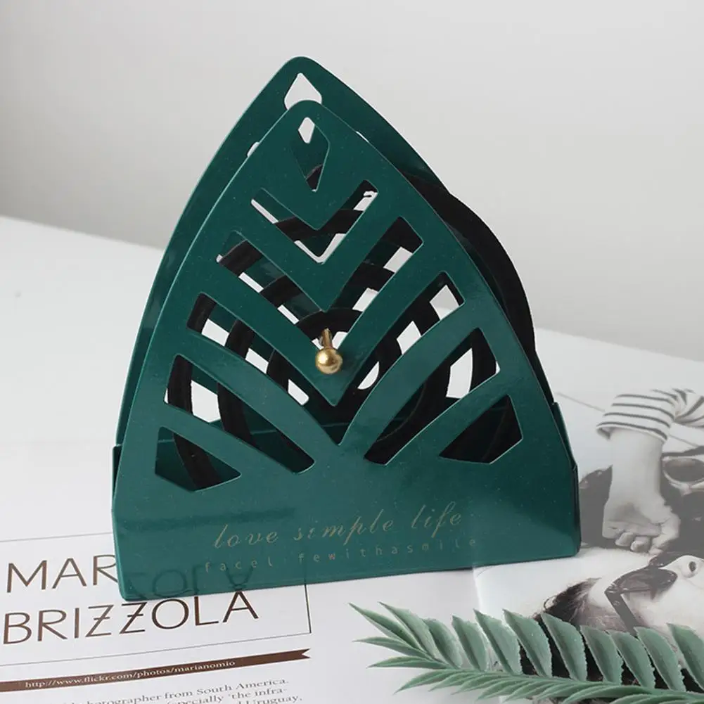 

Держатель для противомоскитной спирали, прочная безопасная подставка для благовоний, полые товары для дома, однотонный цвет