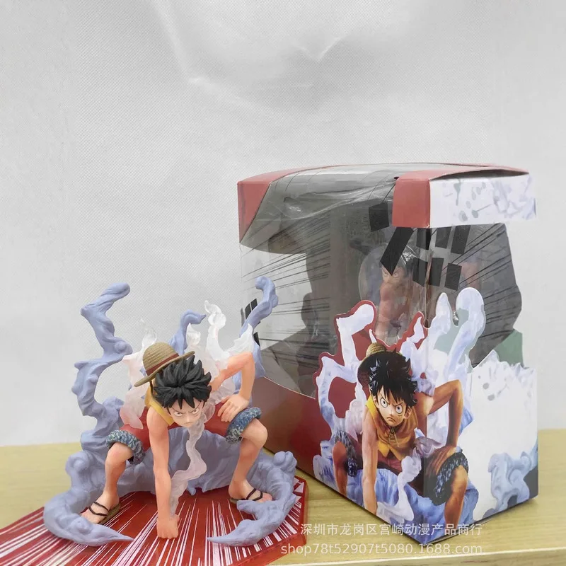 Фото Луффи высшей войны Super Battle Luffy Second Stop Luffy Battle Edition Аниме Модель персонажа Ручная работа Специальные эффекты Украшение рабочего стола №1