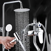 bathroom hand mixer shower set faucet system high pressure polishing shower set hygienic chuveiro banheiro home improvement