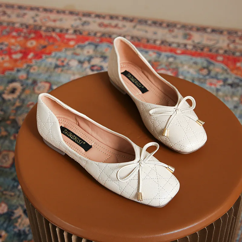 

Туфли женские с квадратным носком, лоферы с мехом, без застежки, повседневные кроссовки, на шнуровке, плоская резиновая подошва, однотонные