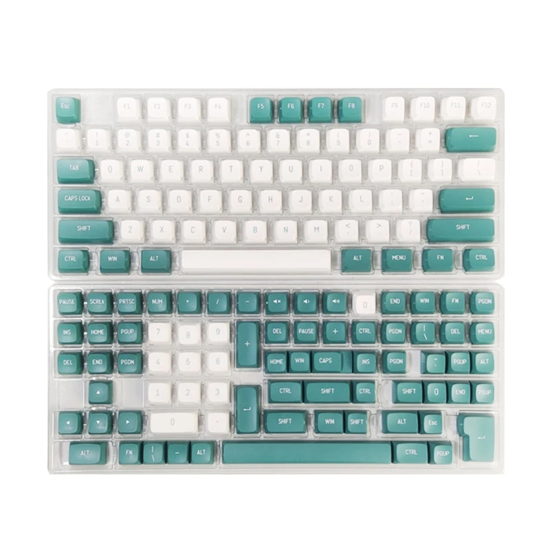 

PBT Keycaps 149 keys CSA Height Two Color Double Shot Process Keycap Stylish for cherry MX Mechanical Keyboards English