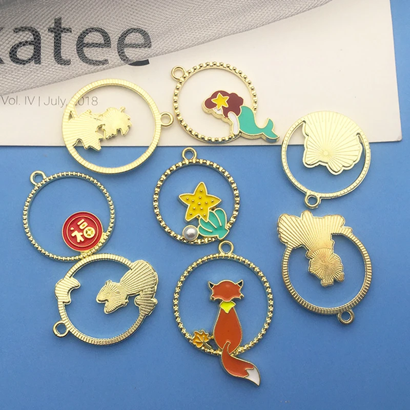 10 шт., подвеска в виде кота, 22x33 мм