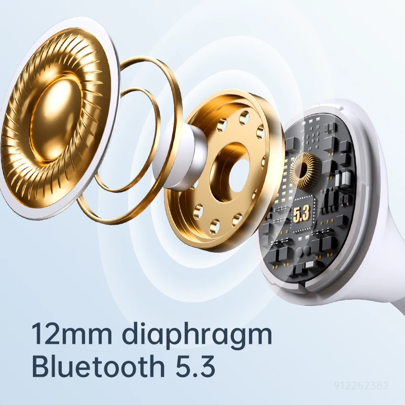 YC 2023 новые наушники Bluetooth 5.3 Ушная клипса с костной проводимостью беспроводные