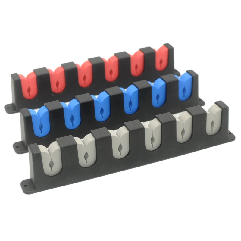 

6 Holes Fishing Rod Storage Rack Durable Fishing Pole Holder Rod Stand Wall Mount Modular for Garage Carp Fishing Accessories
