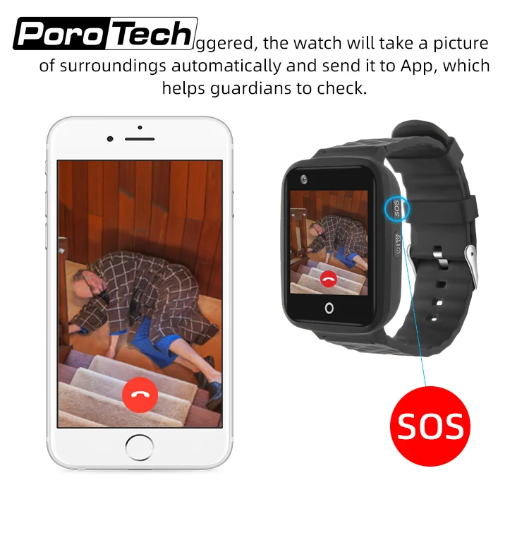 Personal Tracker Watch Waterproof Wifi Position Elderly Gps Tracker LBS Positioning Locator Finder-equipment Tracking Device