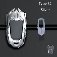 for cadillac xt5 xts atsl ct6 ct4 zinc alloy car key case cover key chains ring shell accessories car metal key buckle protector