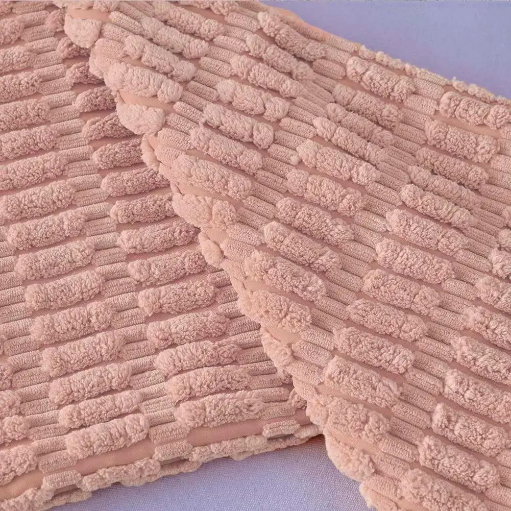 

Durable Pillow Case Cozy Corduroy Pillow Sleeves Nordic Solid Color Cushion Covers for Home Decor Set of 2 Zipper Pillow Case