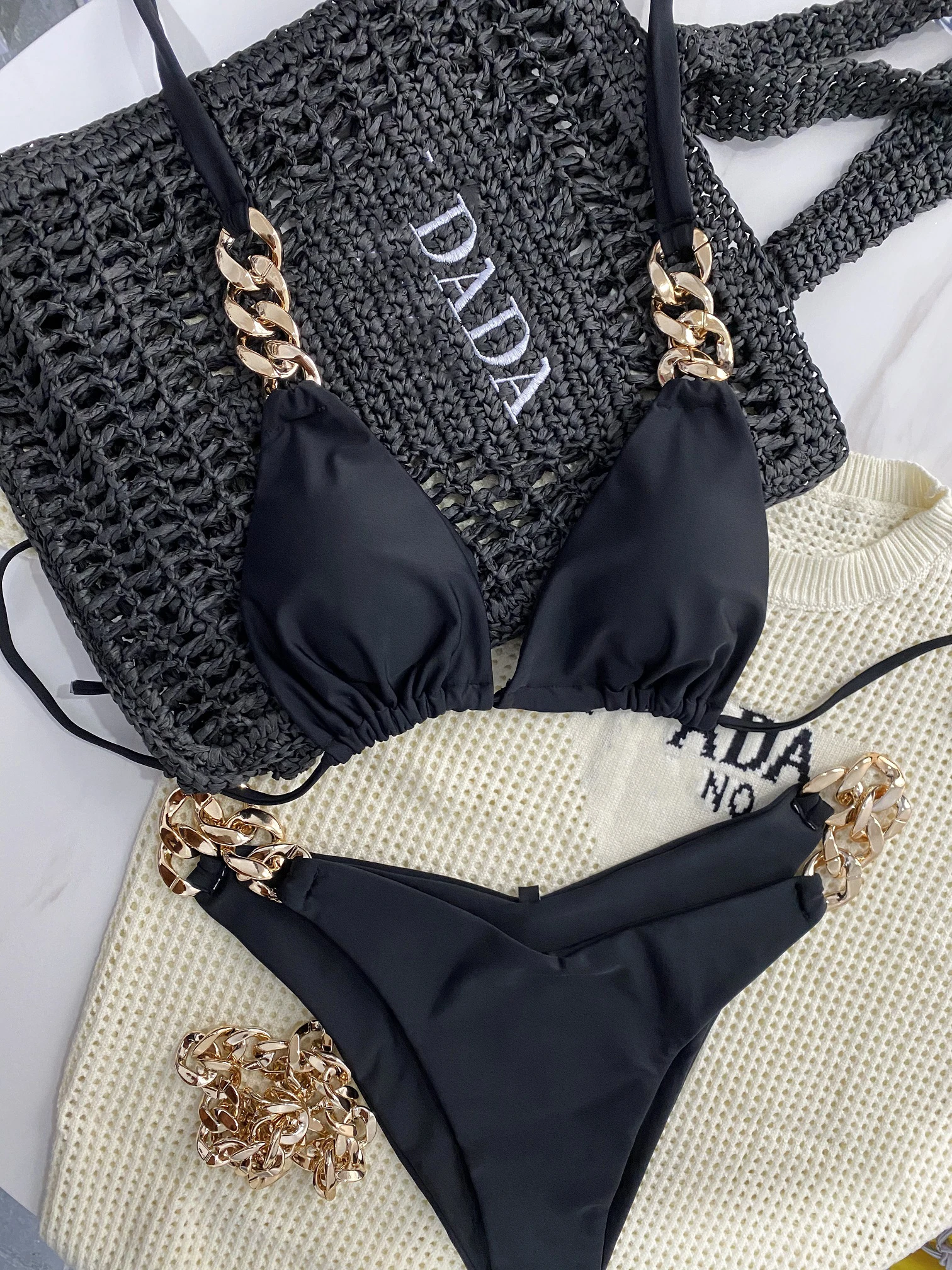 

women swimwear two piece Letter swimsuit BIKINI SET