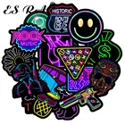 103050 шт. неоновые светильник наклейки s, крутые наклейки, детские игрушки, наклейки для ноутбука, телефона, скейтборда, мотоцикла, чемодана, гитары, холодильника, автомобиля